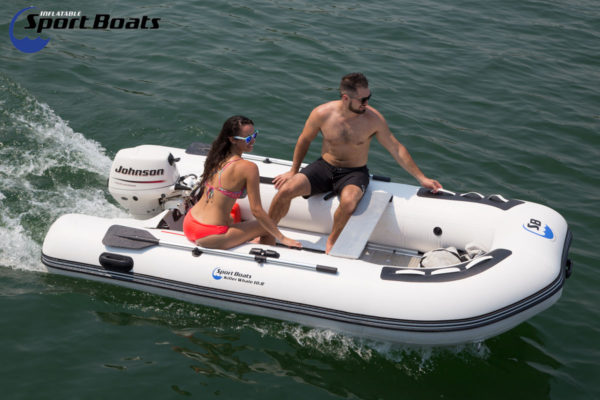 inflatable sport boat killer whale 10.8' with 9.9 hp