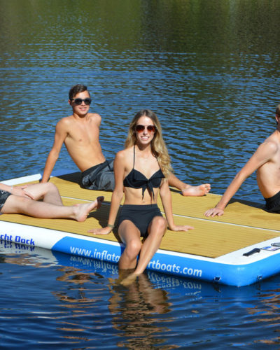 Inflatable Sport Boat Inflatable Yacht Dock Floating Platform