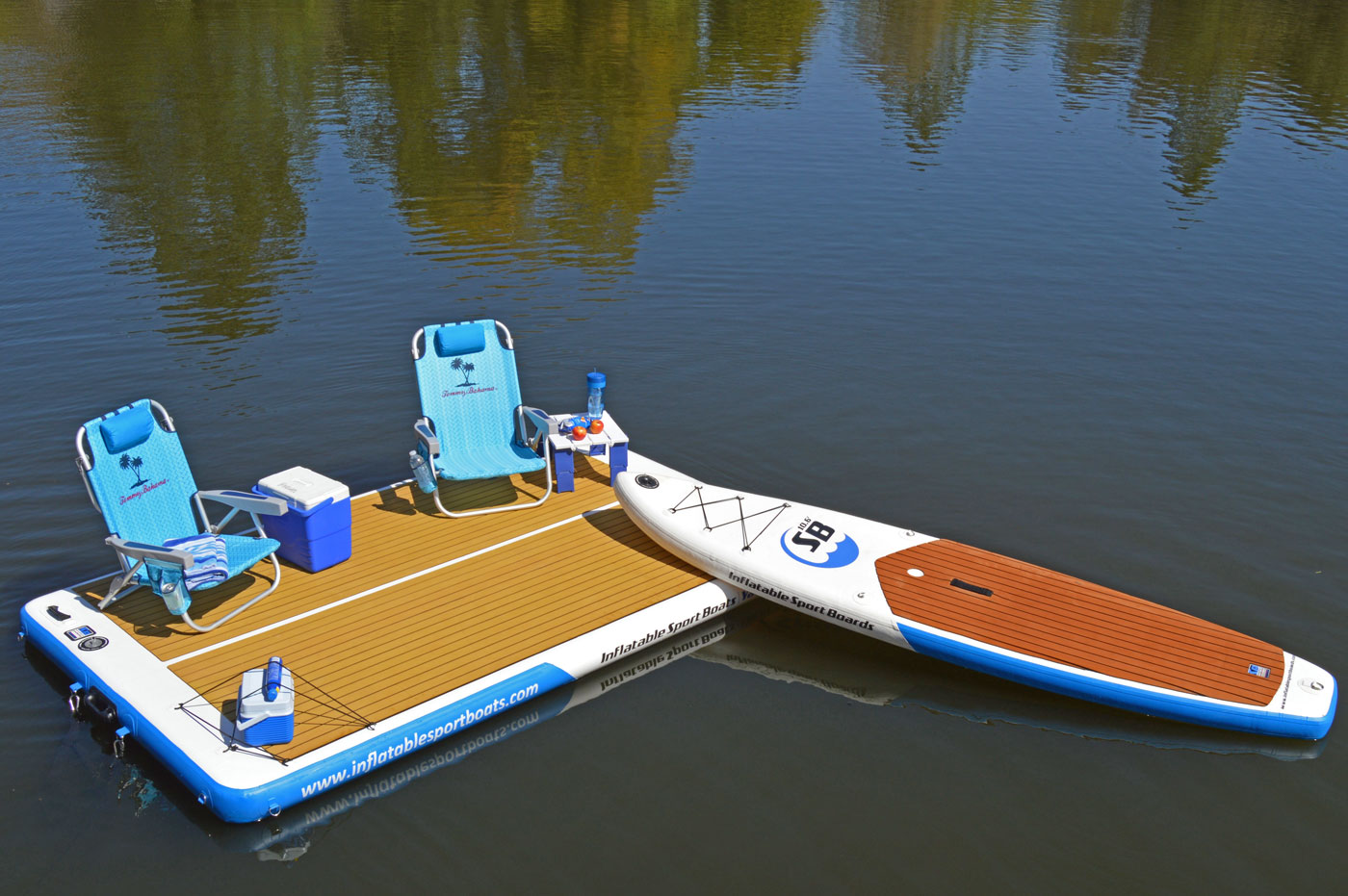 inflatable yacht dock